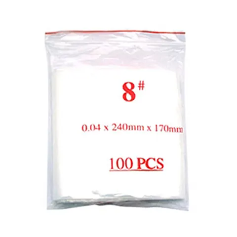 PE8號夾鍊袋 8號由任袋 NO.8(17*24cm, 厚度0.04)