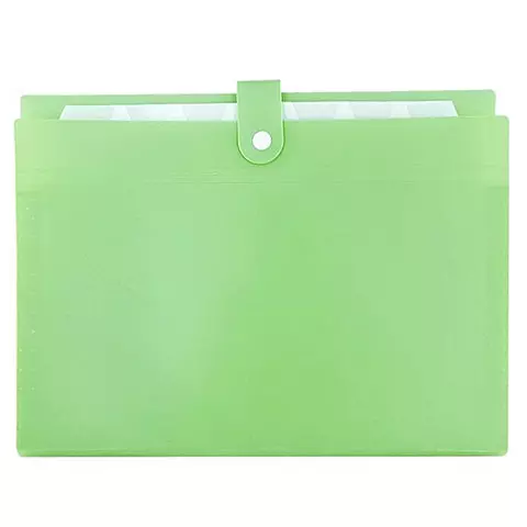 EF-413B 8層輕便風琴夾(A4粉柔色系) 綠