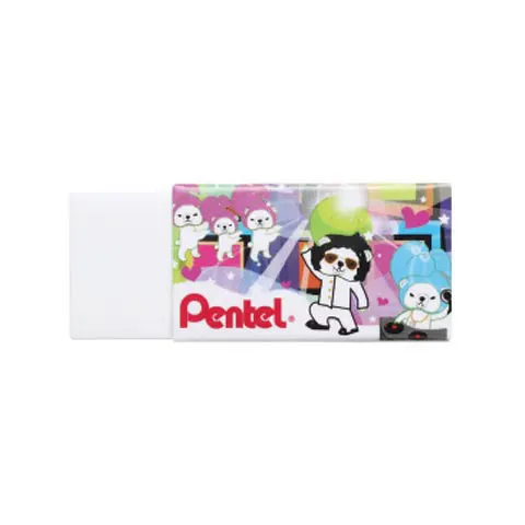 Pentel飛龍 ZEH-05PTP波醬卡通塑膠擦(橡皮擦)
