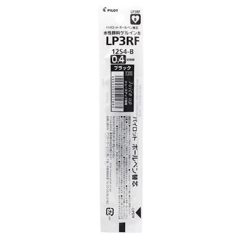 廠缺-PILOT百樂 LP3RF-12S4 超級果汁筆替芯 0.4mm 黑