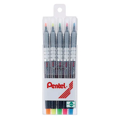 Pentel飛龍 S512-5 螢光筆5色組