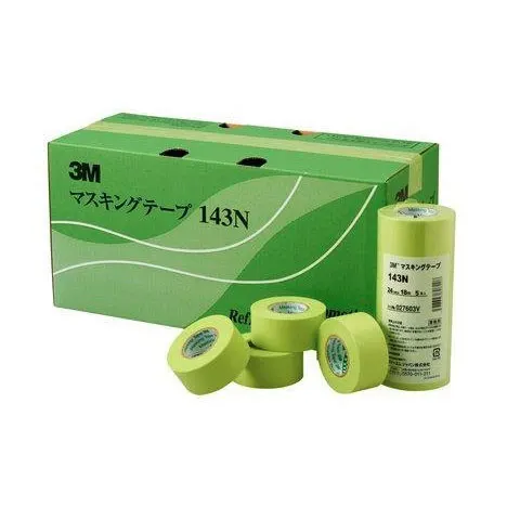 3M 143N 綠色和紙膠帶 12mm*18M