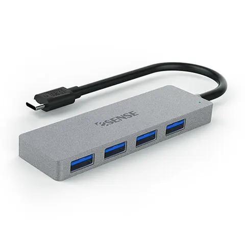 Esense Type-C USB3.1高速傳輸4埠HUB