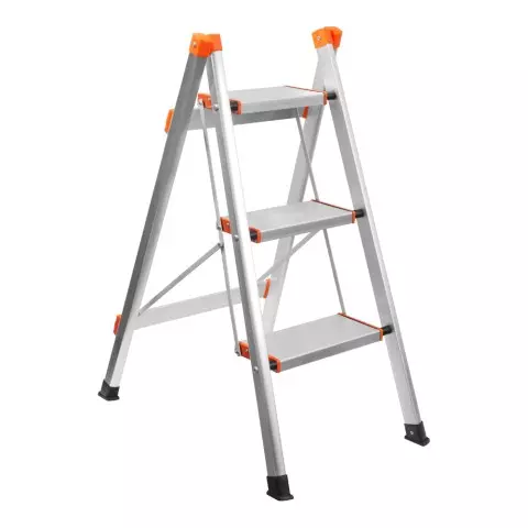 TRENY 加寬鋁製三階踏梯-櫥櫃用