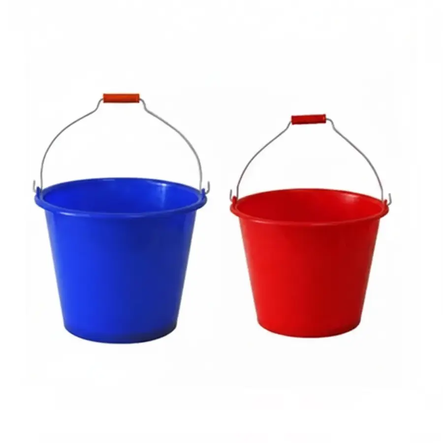 WBST036 彈力水桶36cm 19L 紅.藍(圓徑370x高285mm)