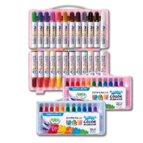 MGM-222 雄獅神奇變色筆22+2(粉紅盒)