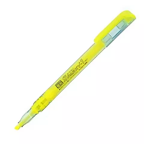 斑馬 WKP1-Y 直液式螢光記號筆- 黃