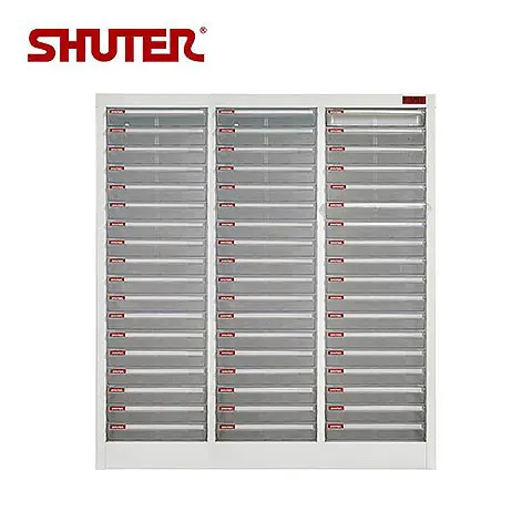 SHUTER樹德 A4-354P 落地型資料櫃-透明抽 